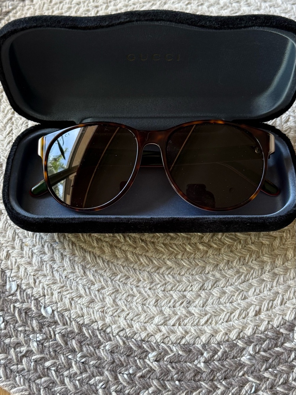 Gucci Round-Frame Acetate Sunglasses Multi Unisex-Adult